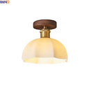Ljojo LED Ceiling Lights: Modern Nordic Style Aluminum Glass Lamp for Indoor Living Room