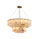 New Marble Pattern LED Chandelier Modern Suspension Lighting for Living Room by Ljojo