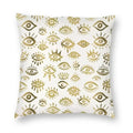Evil Eye Black Art Cushion Cover Mystery Spirit Pillowcase by Ljojo
