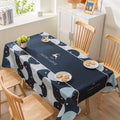 Ljojo Light Luxury Rectangular Tablecloth with Oil-Proof and Anti-Scalding Features
