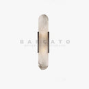 Ljojo Marble LED Wall Sconce - Luxury Black Gold Indoor Light Fixture