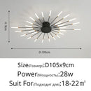 Gold Nordic Round LED Ceiling Chandelier Modern Minimalist Pendant Lamp for Home by Ljojo