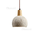 Ljojo Concrete Cement Personalized Chandelier Spot Creative Bedroom Cream Wabi-sabi Style