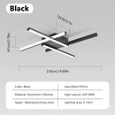 LED Line Ceiling Lights Modern Square Lamps For Living Room Study Hotel Interiors by Ljojo