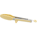 Ljojo 10 Silicone Non-Slip Cooking Clip Stainless Steel Kitchen Tongs BBQ Salad Tools