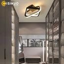 Ljojo LED Chandelier Indoor Ceiling Lamp White/Black Bedroom Living Room Lighting