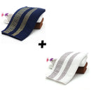 Ljojo 100% Cotton Hand Face Towels Set: White Brown Grey Blue Mixed Color Hotel Home Bath Towel Washcloth Set