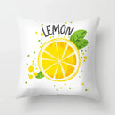 Lemon Pattern Summer Cushion Cover Throw Pillow for Sofa Decoration by Ljojo