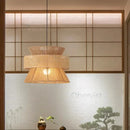 Vintage Wabi Sabi Hemp Rope Chandelier Pendant Light for Cafe and Dining Room by Ljojo