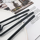 Ljojo 24-Piece Black Stainless Steel Cutlery Set Dishwasher Safe