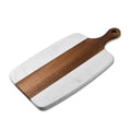 Ljojo Marble Splice Acacia Wood Chopping Board for Cheese Bread Charcuterie