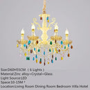 Contemporary Crystal Pendant Lamp for Living Room, Bedroom - European Luxury Chandelier by Ljojo