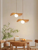 Nordic Wabi-Sabi Paper Hemp Rope LED Pendant Lights Chandelier by Ljojo