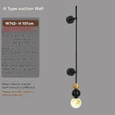 Ljojo Long Rod Marble Wall Lamp for Postmodern Indoor Lighting