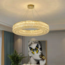 Ljojo Luxury Crystal Living Room Chandelier - Elegant Dining Room Pendant Lamp & Ceiling Light