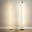 LED Floor Lamp Black Aluminum Modern Rectangular Bedroom Living Room Lighting Ljojo