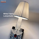 Ljojo Luxury Crystal Wall Lamp for European Villa Bedroom and Living Room