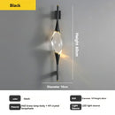 Modern Copper Crystal Wall Lamp Designer for Living Room Dining Bedroom by Ljojo