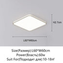 Ljojo LED Ceiling Light: Remote Dimming Modern Fixture for Home Decor
