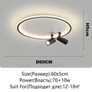 Ljojo LED Ceiling Light: Modern Spotlight Chandelier for Home Lighting in Living Room