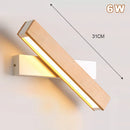 LED Solid wood wall lamp Modern bedroom bedside living room lighting by Ljojo