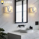 Nordic Calacatta Marble Wall Light | High-End Fashion Lamp for Bedroom by Ljojo