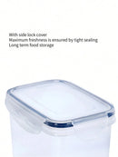 Ljojo 2.8L Airtight Food Storage Jars - Set of 4 with Labels and Pen