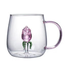 Ljojo 3D Animal Water Glass Tumbler Cup - Cute and Fun Design