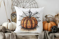 Cute Ghost & Spider Webs Pillow Cover by Ljojo - Perfect for Sofa, Bedroom, Car