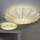 Ljojo Modern Silk Surface Mounted Ceiling Lamp for Living Dining Bedroom, Indoor LED Light Fixture