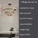 Italian Crystal Pendant Light: Full Spectrum Luxury Dining Bar Chandelier - Ljojo