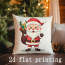 Cute Santa Claus Christmas Pillow Cover for Sofa, Bedroom, Car - Ljojo