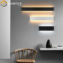 Indoor LED Modern Nordic Long Wall Lamp for Bedroom by Ljojo