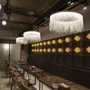 Ljojo Luxury Tassel Chandelier Pendant Lamp for Bedroom - Art Ceiling Hanging Light