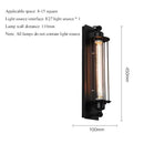 Ljojo Retro Industrial Wall Light LED Sconce Lamp for Corridor Staircase Bedroom Decor