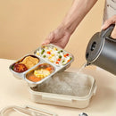 Ljojo Stainless Steel Lunch Box with Compartments - Large Capacity Bento Box