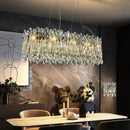 Ljojo Luxury Crystal Chandelier: Elegant LED Decor for Home Living Room & Bedroom