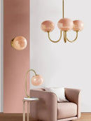 Nordic Vintage Glass LED Pendant Lights Elegant Chandelier by Ljojo
