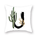 Floral Alphabet Pillow Case by Ljojo: Home & Car Decorative Cushion Cover