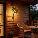 Ljojo Modern Bamboo Leaf Wall Lamp Waterproof Outdoor Lighting Fixture
