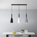 Ljojo 3-Head Wood Aluminum Pendant Chandelier for Modern Living Room Lighting