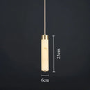 Marble Pendant Lamps Small Copper Chandeliers: Elegant Lighting for Bedroom and Living Room by Ljojo