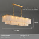 Luxury Marble Pendant Lamp | Modern Chinese Style Living Room Ceiling Light | Ljojo