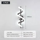 LED Wall Lamp Modern Nordic Bedroom Sconce Black Gold Living Room Indoor Lighting by Ljojo