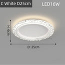 Ljojo LED Round Gold Ceiling Light - Modern Luxe Nordic Style