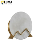 Ljojo Marble Wall Sconce, Modern Style, Living Room, Bedroom, Copper Wall Lamp
