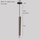Cement Stone LED Pendant Lamp Industrial Style Bar Dining Room Bedside Hang Lighting Fixtures Wire Adjustabl