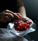 Ljojo Luminous Glass Plate for Creative Desserts and Fruits