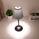 LED Nordic pleated desk lamp charging touch adjustable night light for bedroom, bar, coffee shop by Ljojo