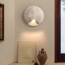 LED Real Stone Wall Light: Ljojo Art Deco Bedroom Sconce for Ambiance & Style